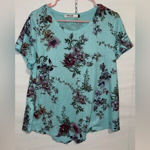 Floral Print Women's Blouse